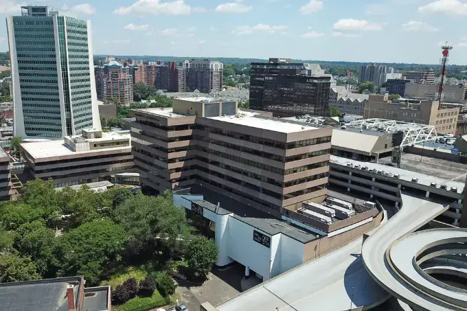 The Shapiro Law Firm's Stamford, CT office exterior in Landmark Square.